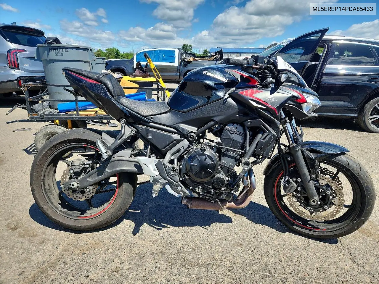 2023 Kawasaki Er650 P VIN: ML5EREP14PDA85433 Lot: 57216976