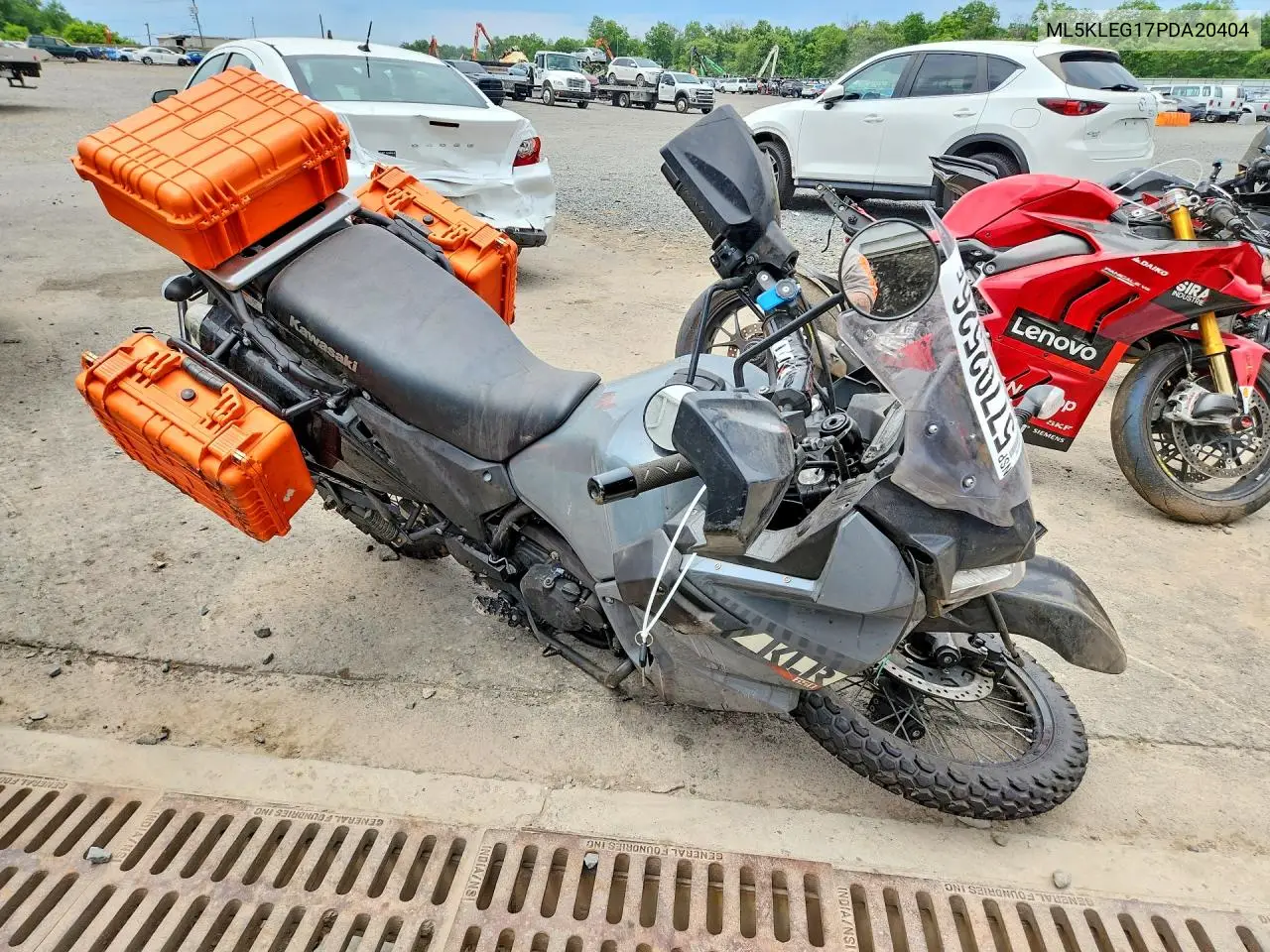 2023 Kawasaki Kl650 G VIN: ML5KLEG17PDA20404 Lot: 57702526