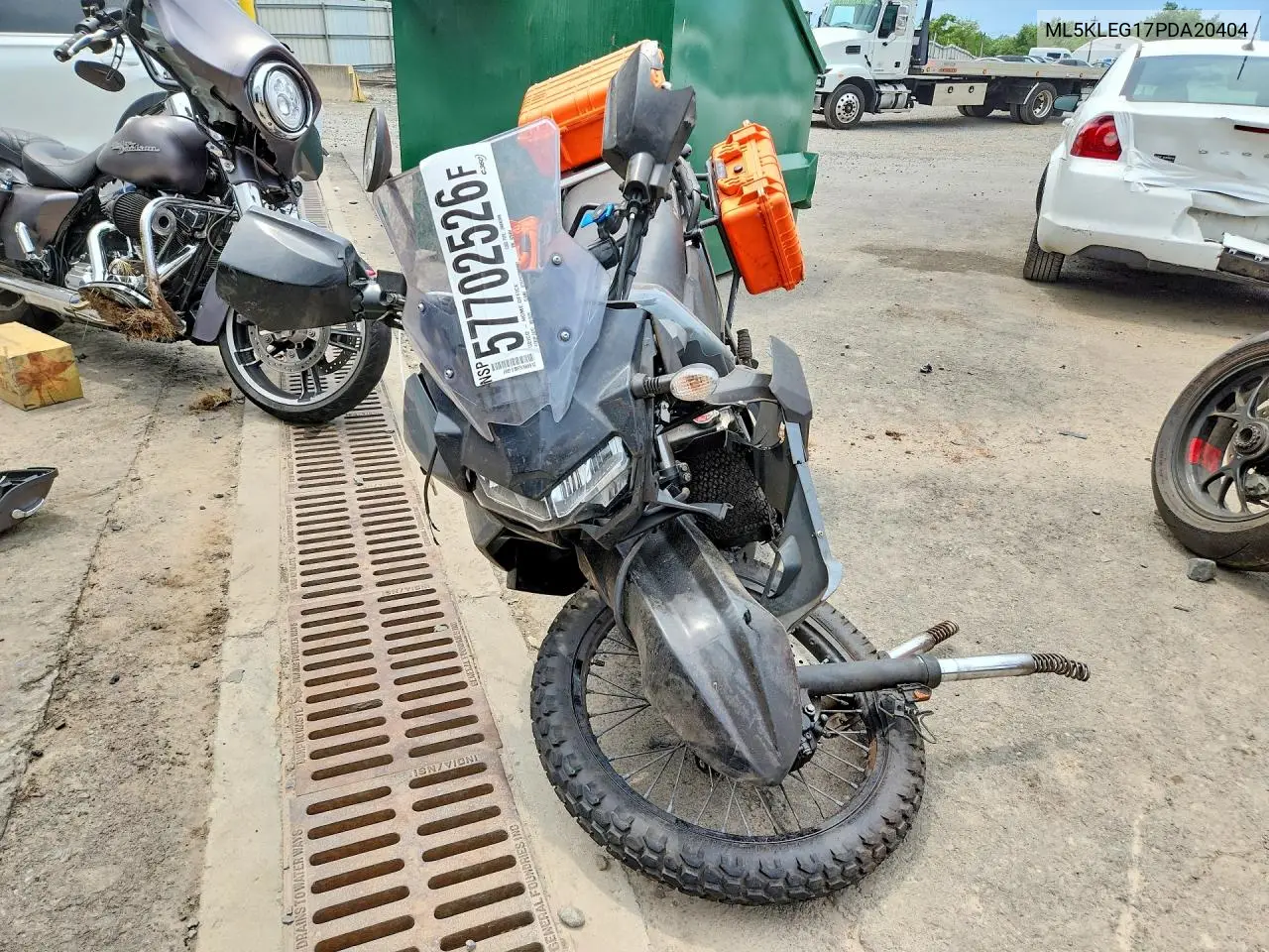 2023 Kawasaki Kl650 G VIN: ML5KLEG17PDA20404 Lot: 57702526