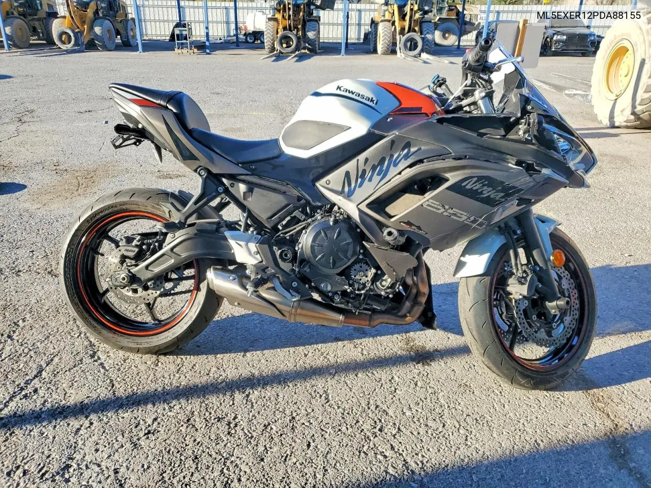 2023 Kawasaki Ex650 R VIN: ML5EXER12PDA88155 Lot: 59387846