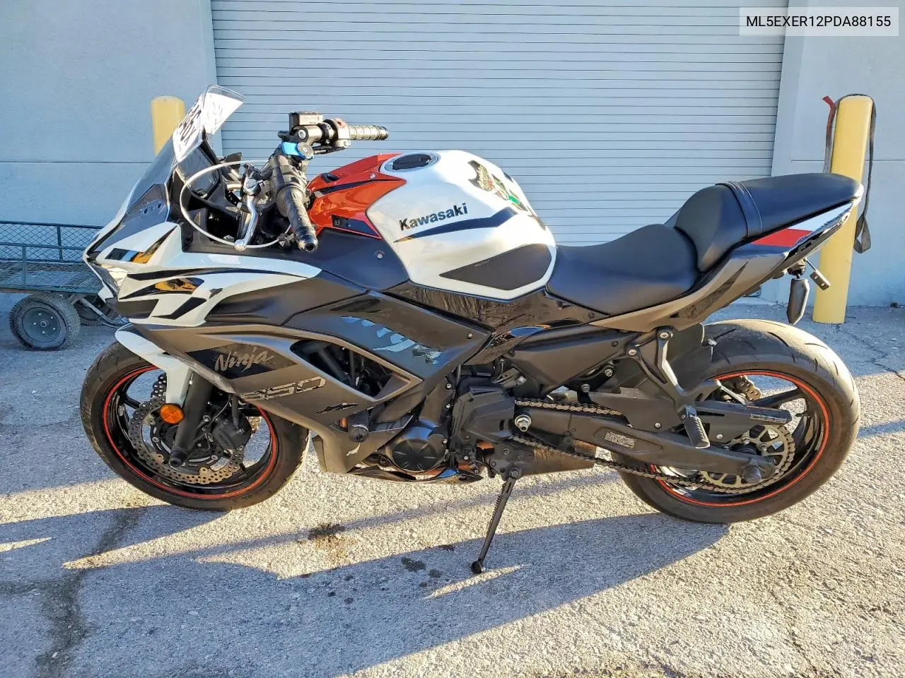 2023 Kawasaki Ex650 R VIN: ML5EXER12PDA88155 Lot: 59387846