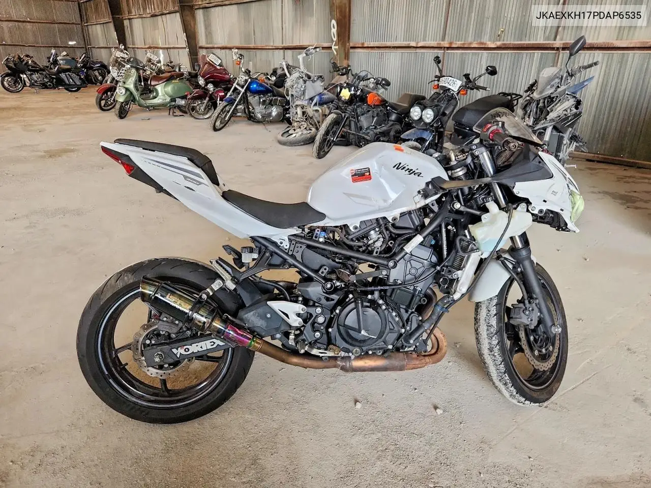 2023 Kawasaki Ex400 VIN: JKAEXKH17PDAP6535 Lot: 59886376