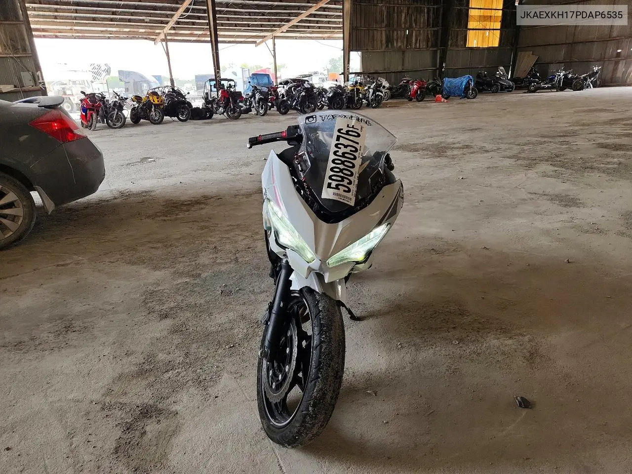 2023 Kawasaki Ex400 VIN: JKAEXKH17PDAP6535 Lot: 59886376