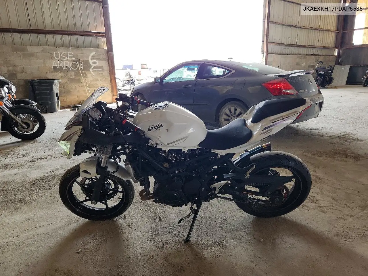 2023 Kawasaki Ex400 VIN: JKAEXKH17PDAP6535 Lot: 59886376