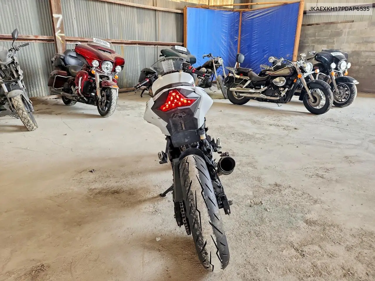 2023 Kawasaki Ex400 VIN: JKAEXKH17PDAP6535 Lot: 59886376