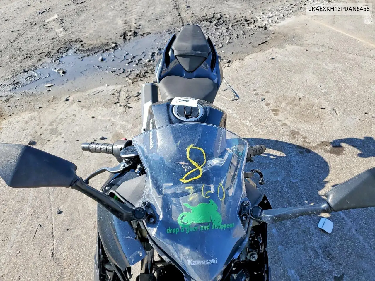 2023 Kawasaki Ex400 VIN: JKAEXKH13PDAN6458 Lot: 59966976