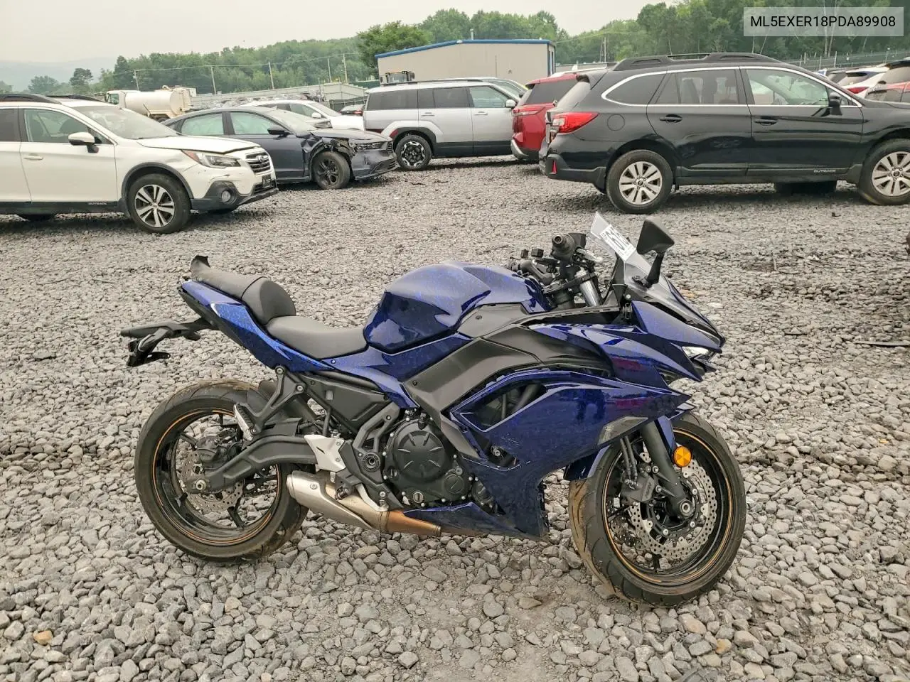 2023 Kawasaki Ex650 R VIN: ML5EXER18PDA89908 Lot: 61509696
