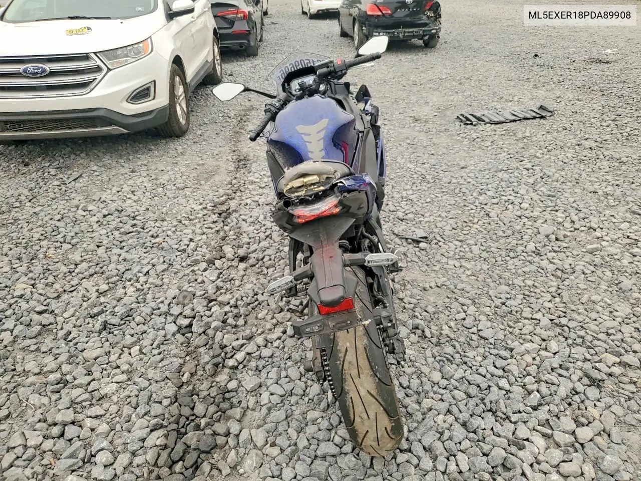 2023 Kawasaki Ex650 R VIN: ML5EXER18PDA89908 Lot: 61509696