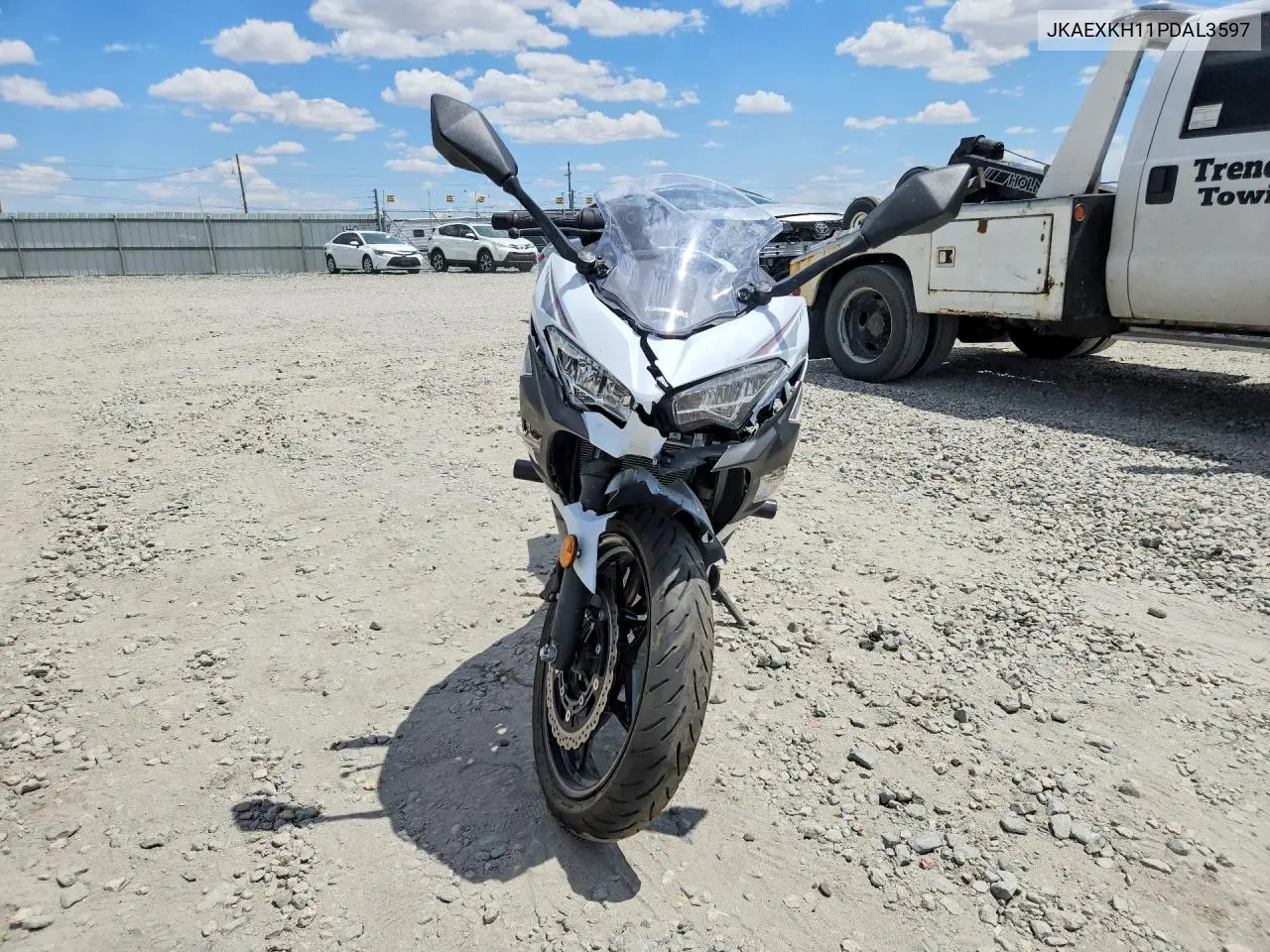 2023 Kawasaki Ex400 VIN: JKAEXKH11PDAL3597 Lot: 61584396