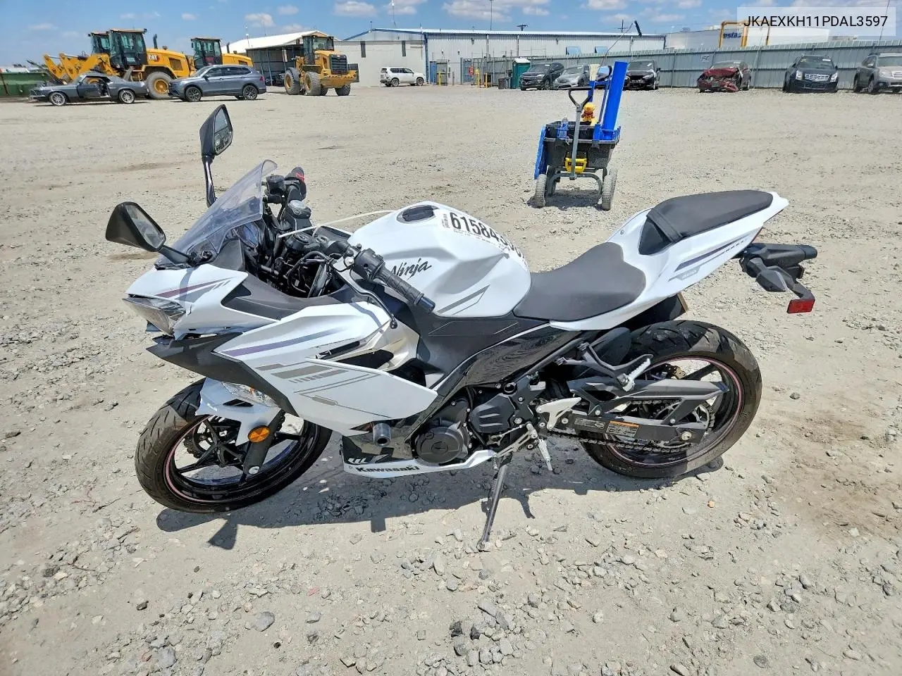 2023 Kawasaki Ex400 VIN: JKAEXKH11PDAL3597 Lot: 61584396