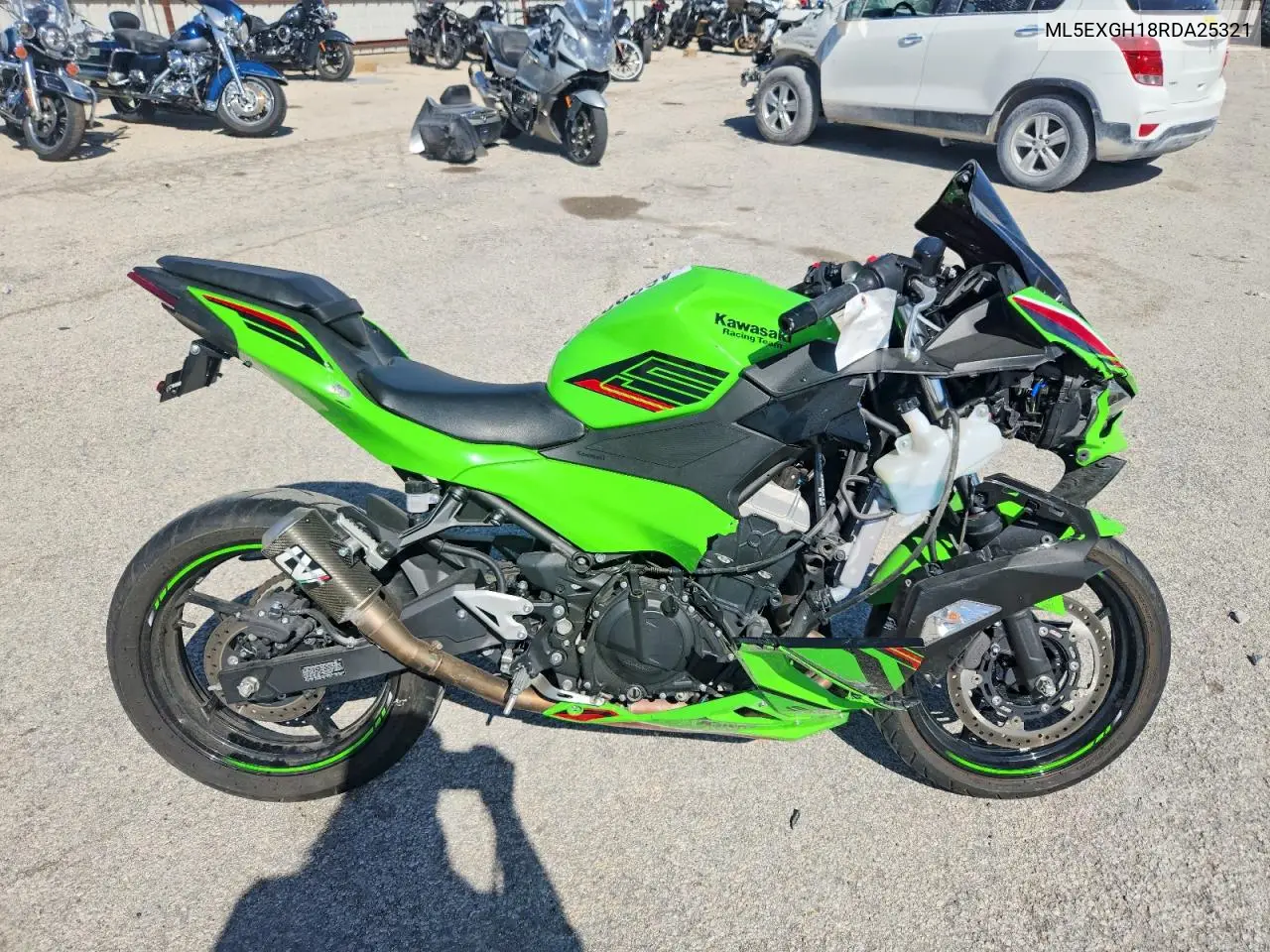 2024 Kawasaki Ex500 H VIN: ML5EXGH18RDA25321 Lot: 46299126