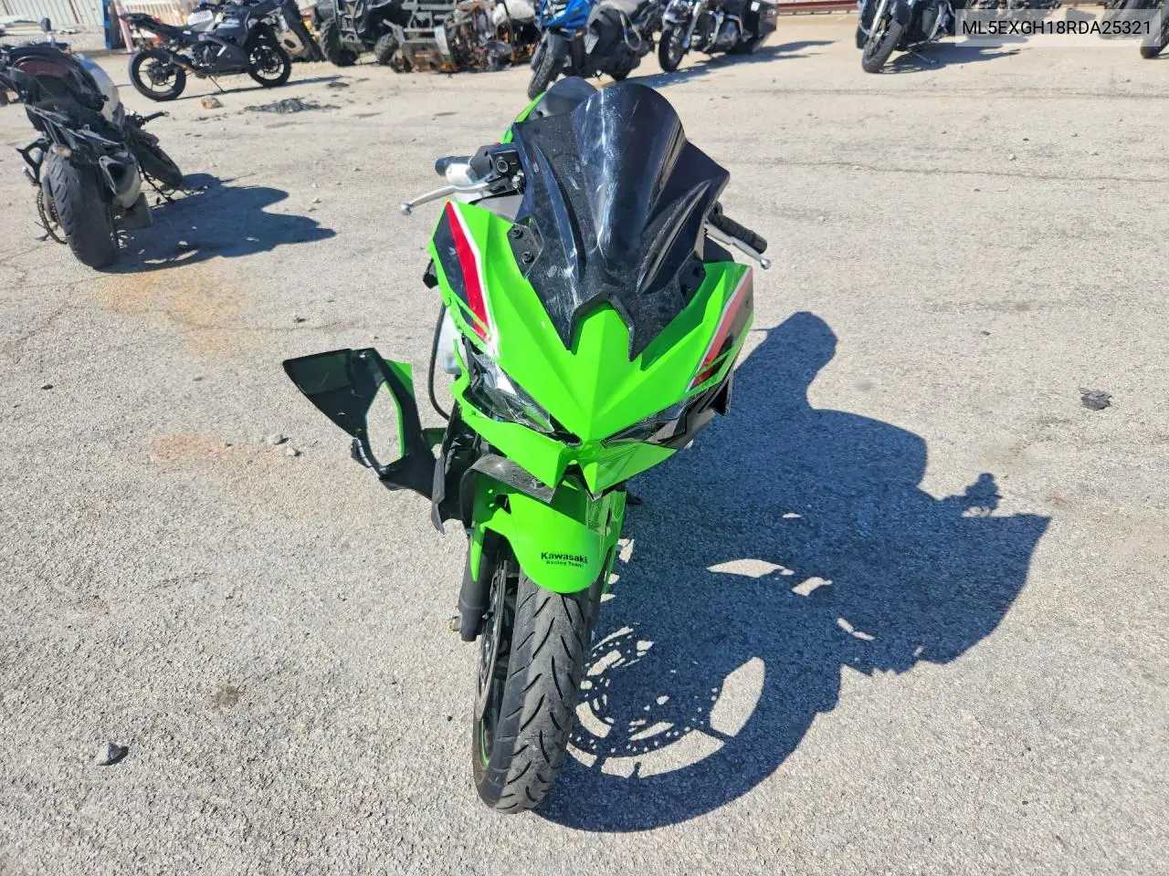 2024 Kawasaki Ex500 H VIN: ML5EXGH18RDA25321 Lot: 46299126