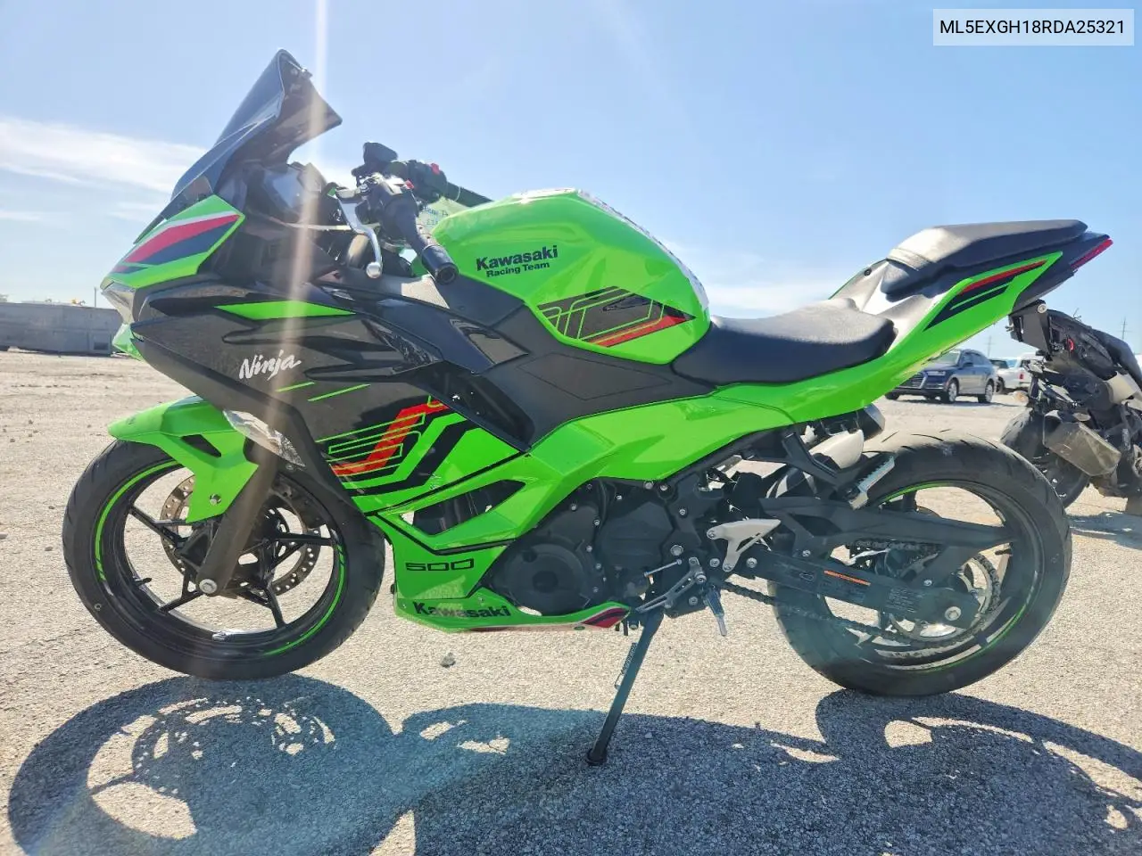 2024 Kawasaki Ex500 H VIN: ML5EXGH18RDA25321 Lot: 46299126