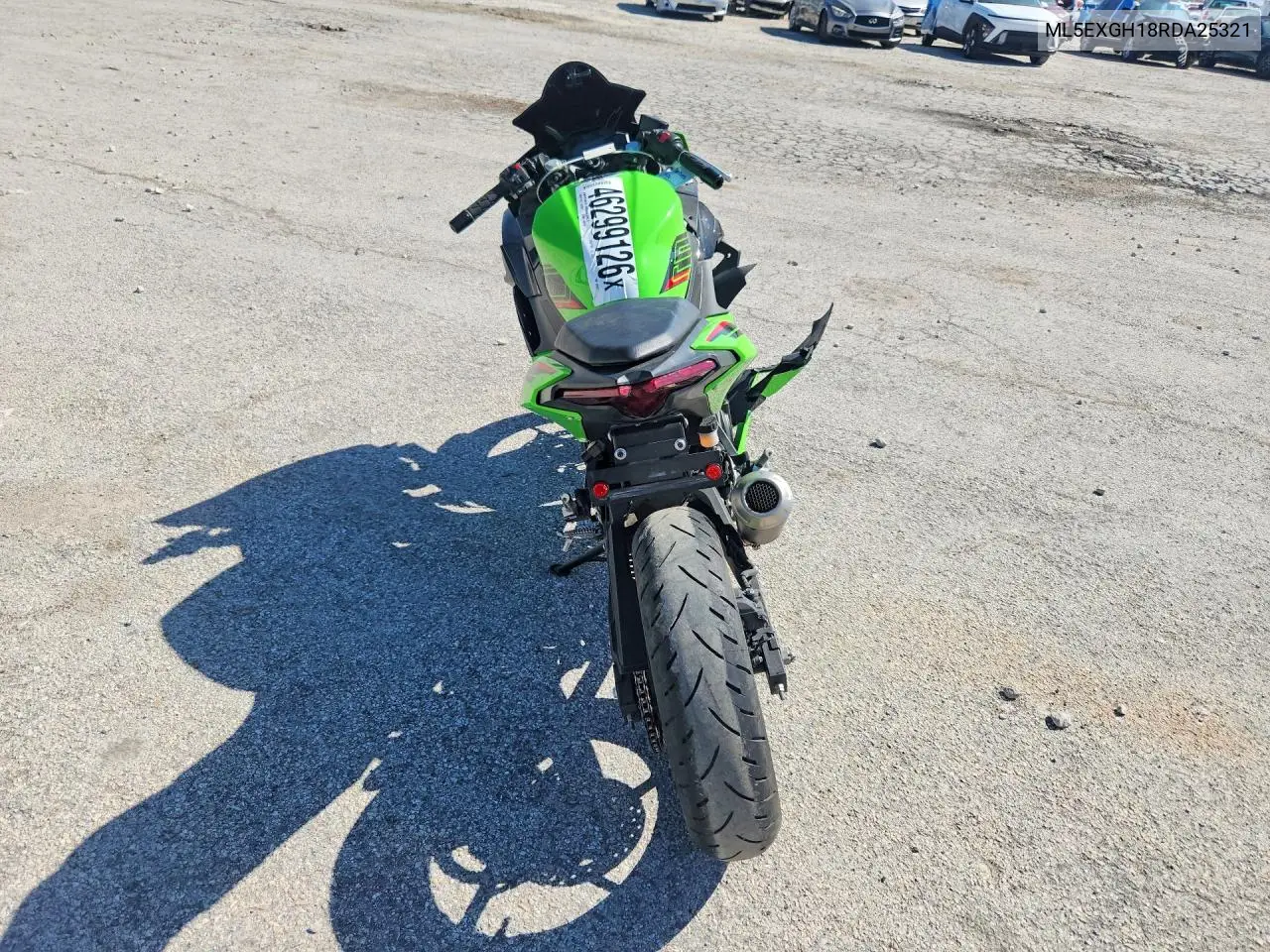 2024 Kawasaki Ex500 H VIN: ML5EXGH18RDA25321 Lot: 46299126