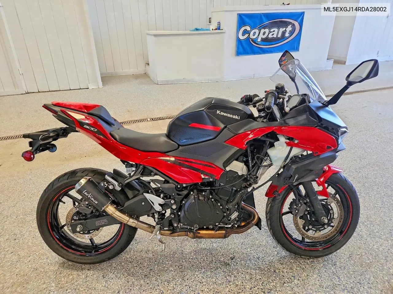 2024 Kawasaki Ex500 A VIN: ML5EXGJ14RDA28002 Lot: 50748106