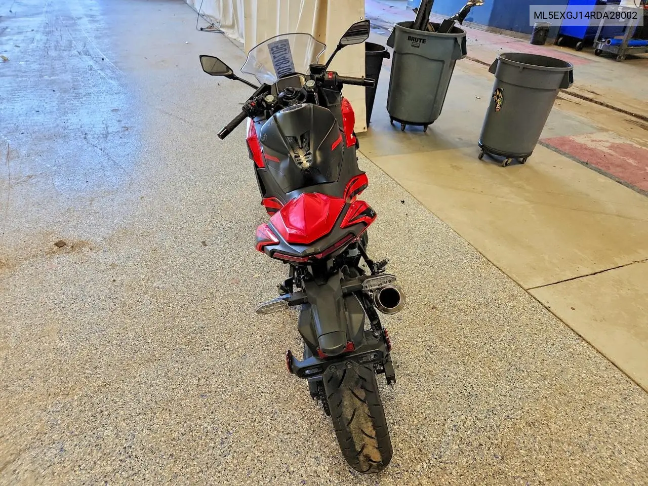 2024 Kawasaki Ex500 A VIN: ML5EXGJ14RDA28002 Lot: 50748106
