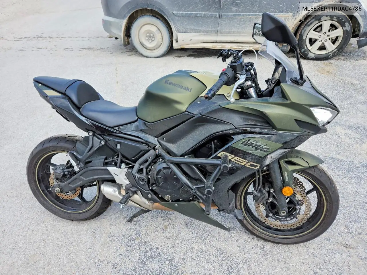 2024 Kawasaki Ex650 P VIN: ML5EXEP11RDAC4786 Lot: 51337856