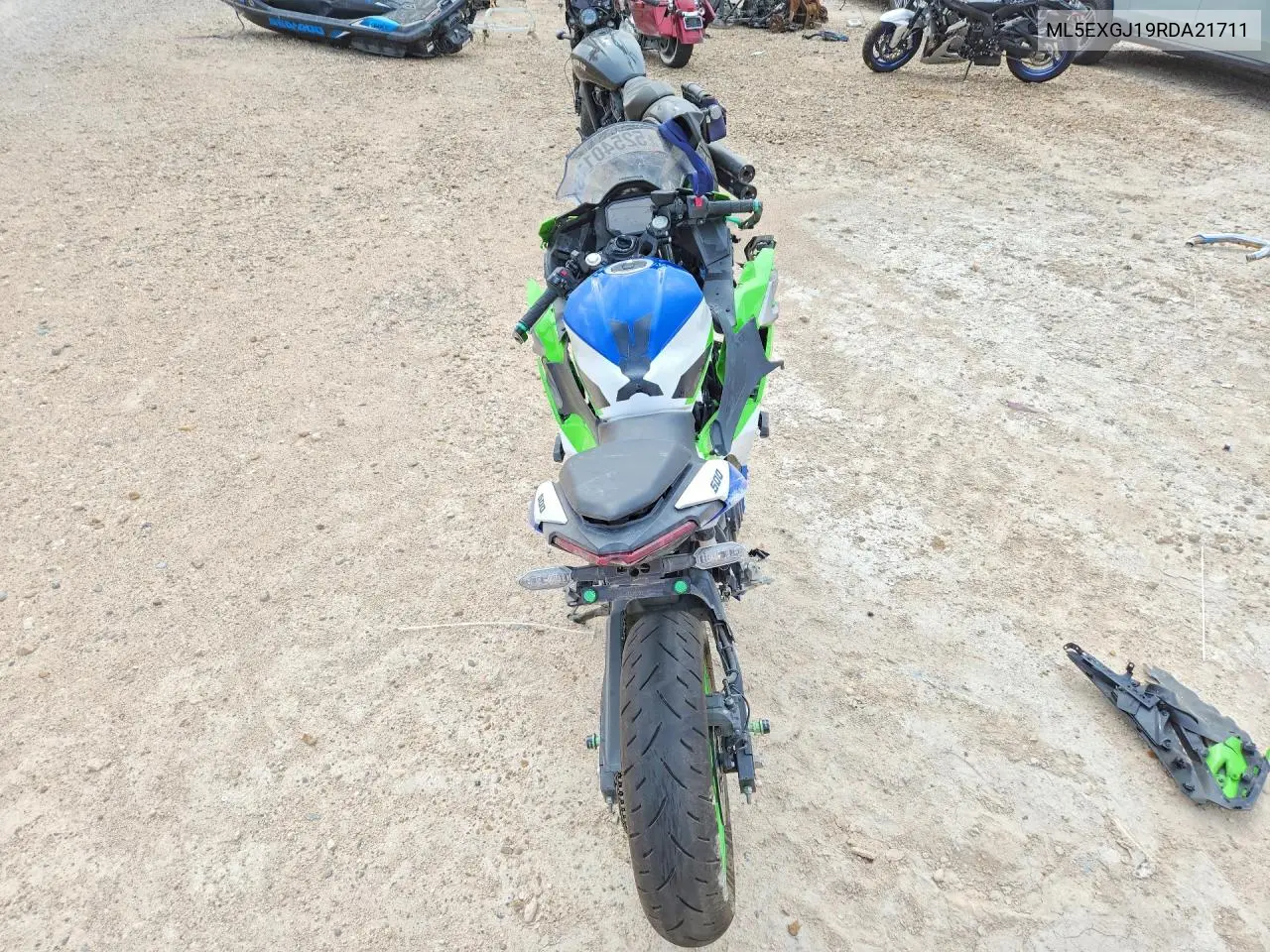 2024 Kawasaki Ex500 A VIN: ML5EXGJ19RDA21711 Lot: 52540116