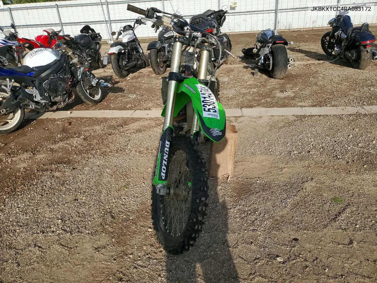 2024 Kawasaki Kx252 C VIN: JKBKXTCC4RA033172 Lot: 53014516