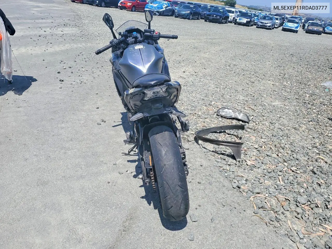 2024 Kawasaki Ex650 P VIN: ML5EXEP11RDAD3777 Lot: 55625856