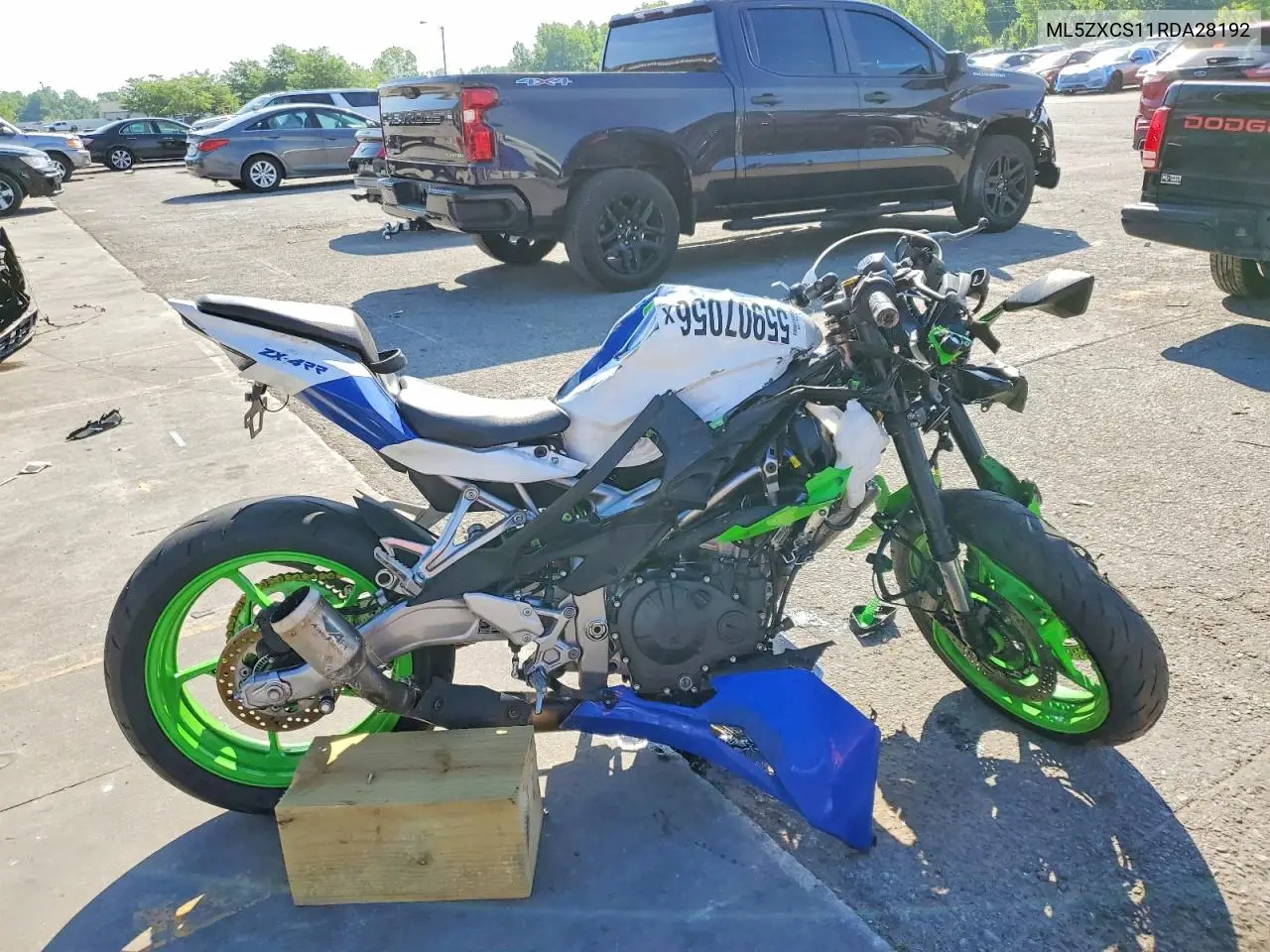 2024 Kawasaki Zx400 S VIN: ML5ZXCS11RDA28192 Lot: 55907056