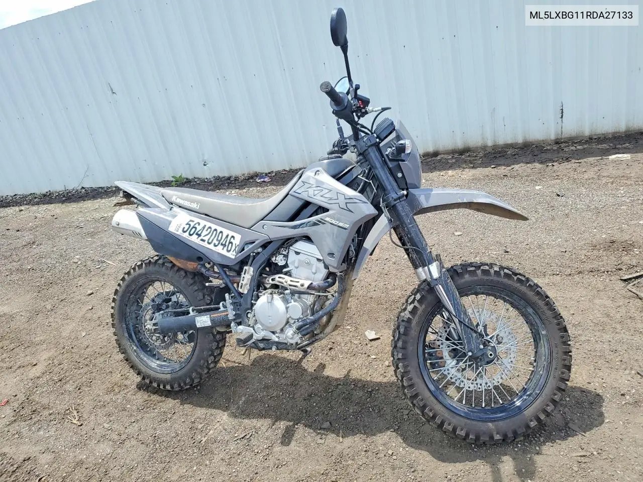 2024 Kawasaki Klx300 S VIN: ML5LXBG11RDA27133 Lot: 56420946