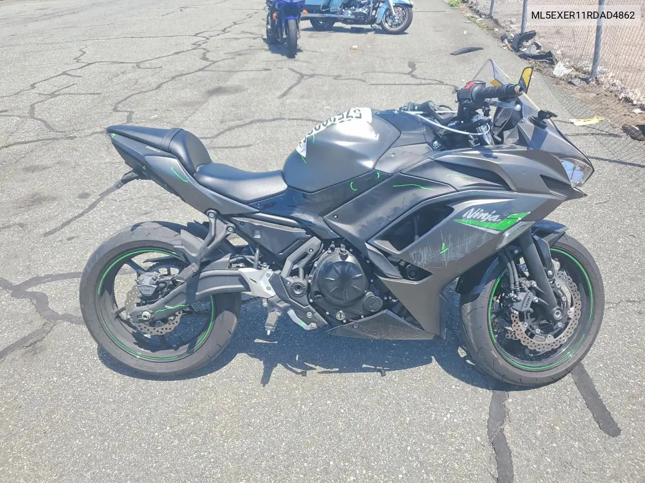 2024 Kawasaki Ex650 R VIN: ML5EXER11RDAD4862 Lot: 57520026