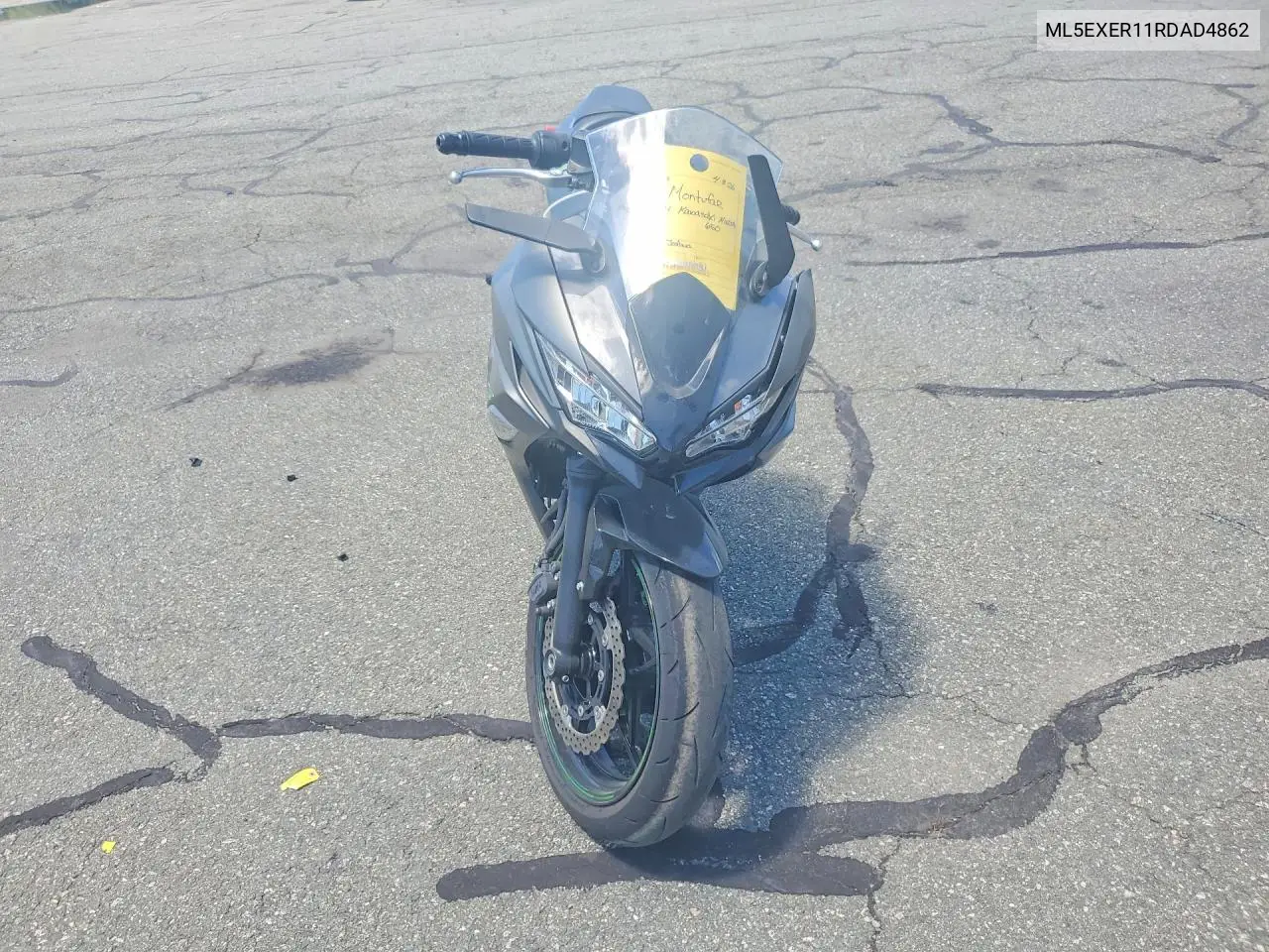 2024 Kawasaki Ex650 R VIN: ML5EXER11RDAD4862 Lot: 57520026