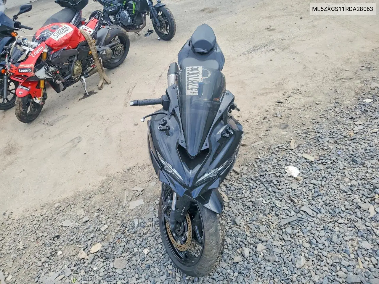 2024 Kawasaki Zx400 S VIN: ML5ZXCS11RDA28063 Lot: 57870066