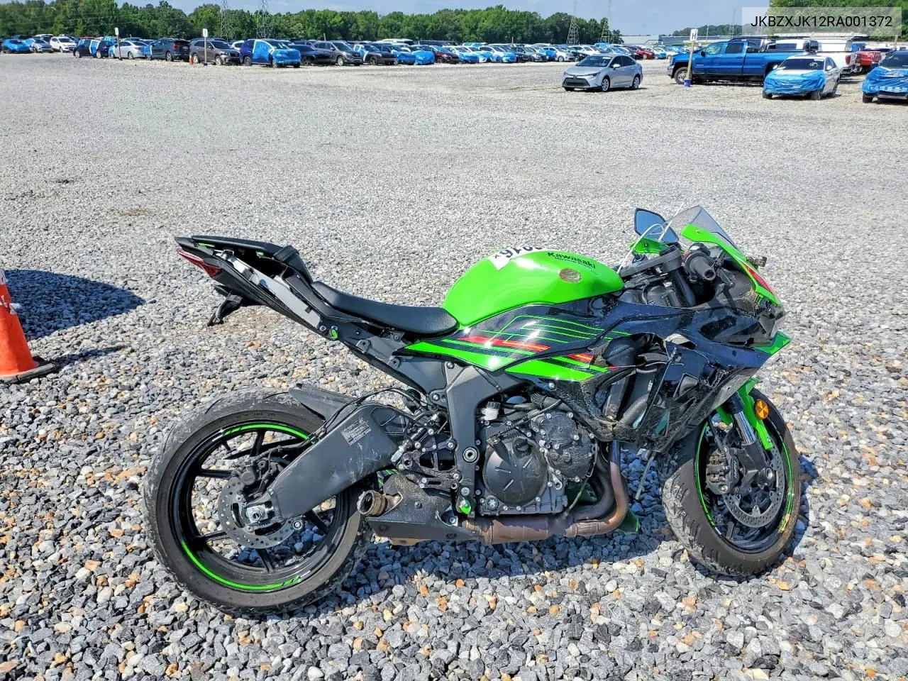 2024 Kawasaki Zx636 K VIN: JKBZXJK12RA001372 Lot: 58403916