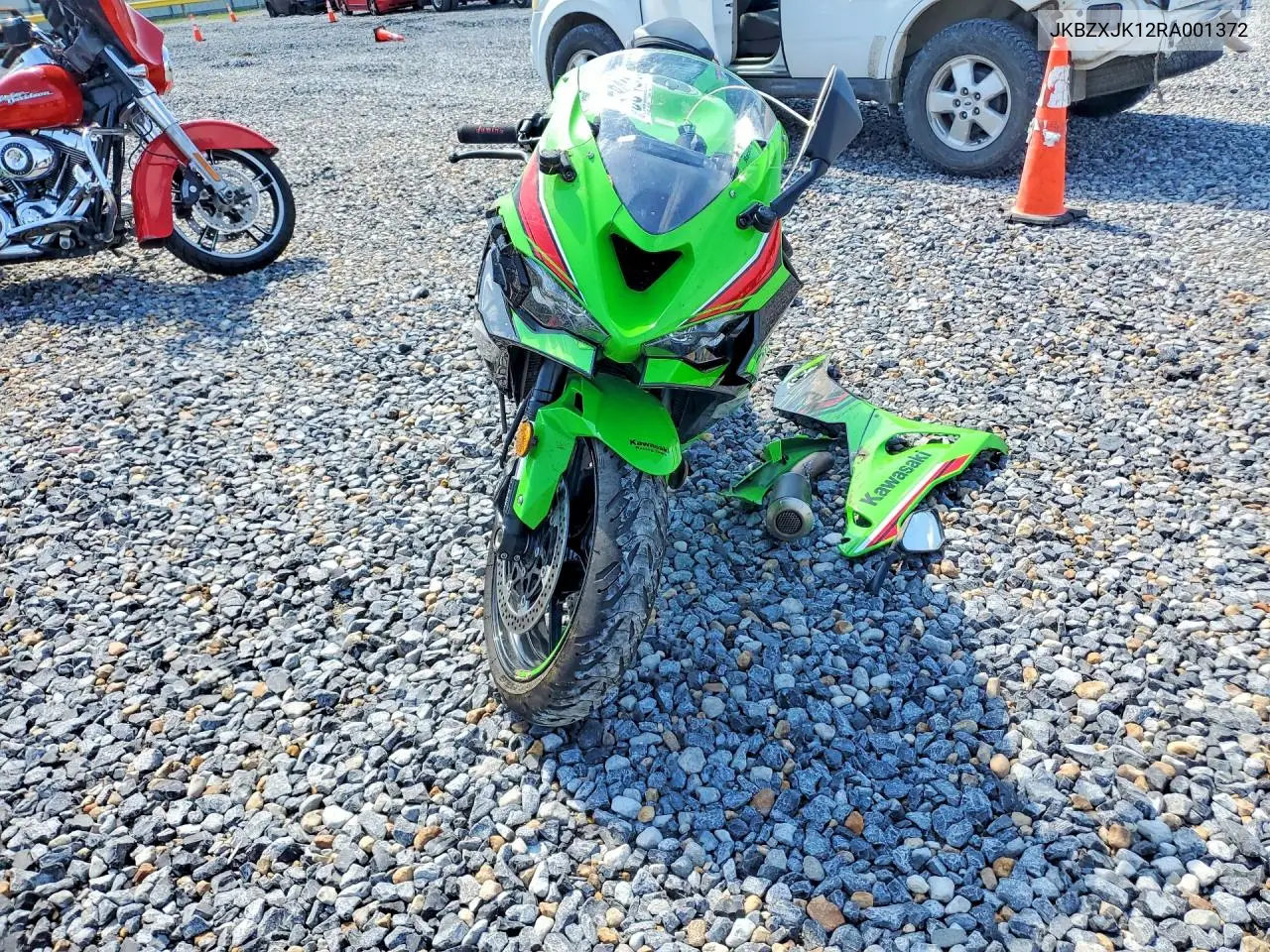 2024 Kawasaki Zx636 K VIN: JKBZXJK12RA001372 Lot: 58403916