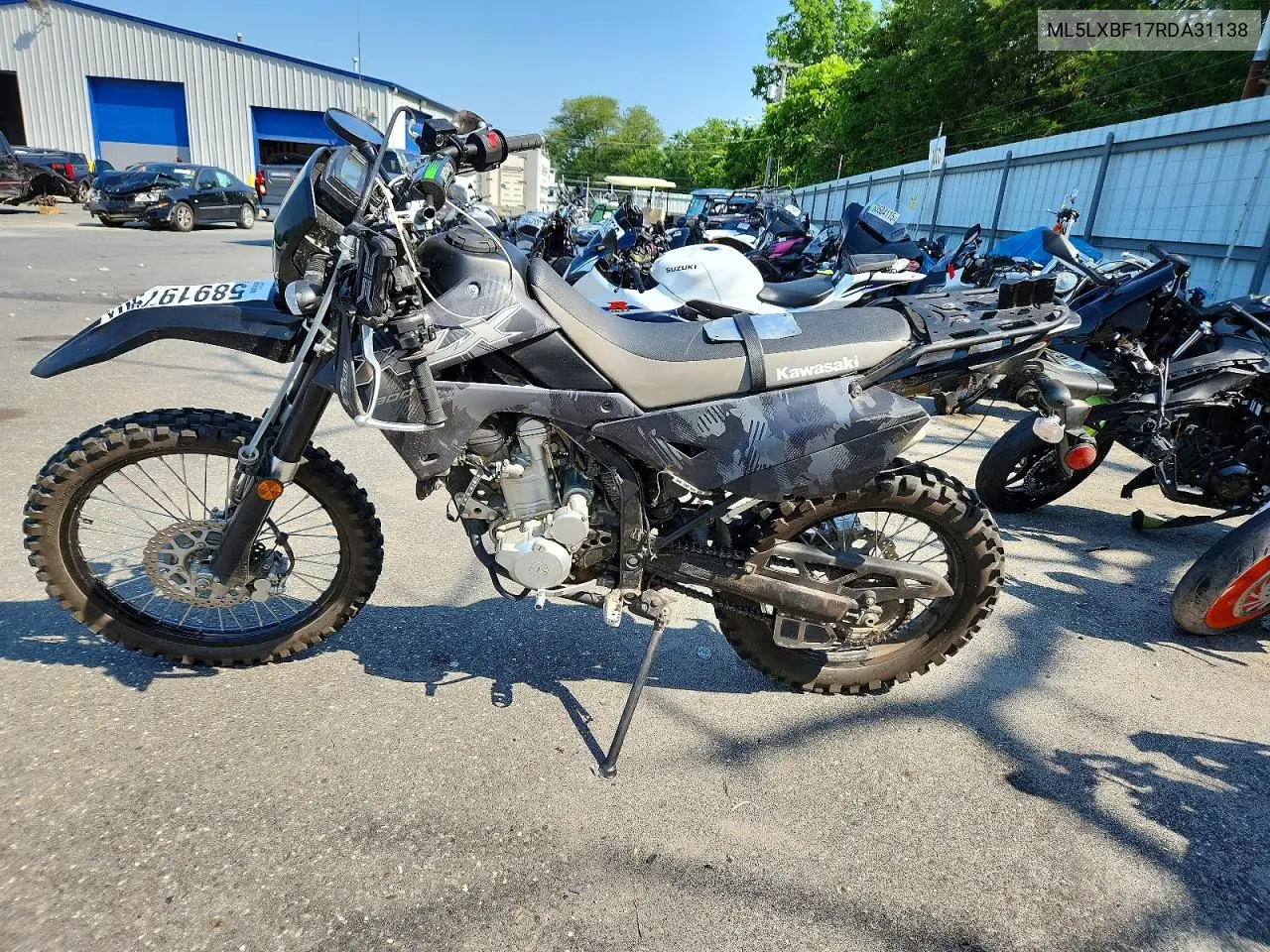 2024 Kawasaki Klx300 F VIN: ML5LXBF17RDA31138 Lot: 58919796