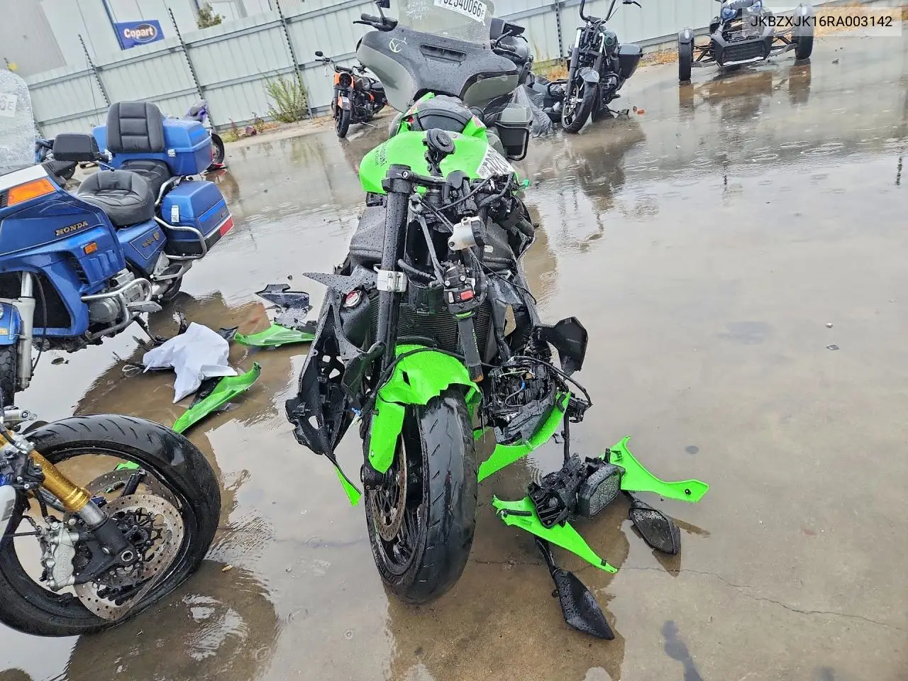 2024 Kawasaki Zx636 K VIN: JKBZXJK16RA003142 Lot: 59281646