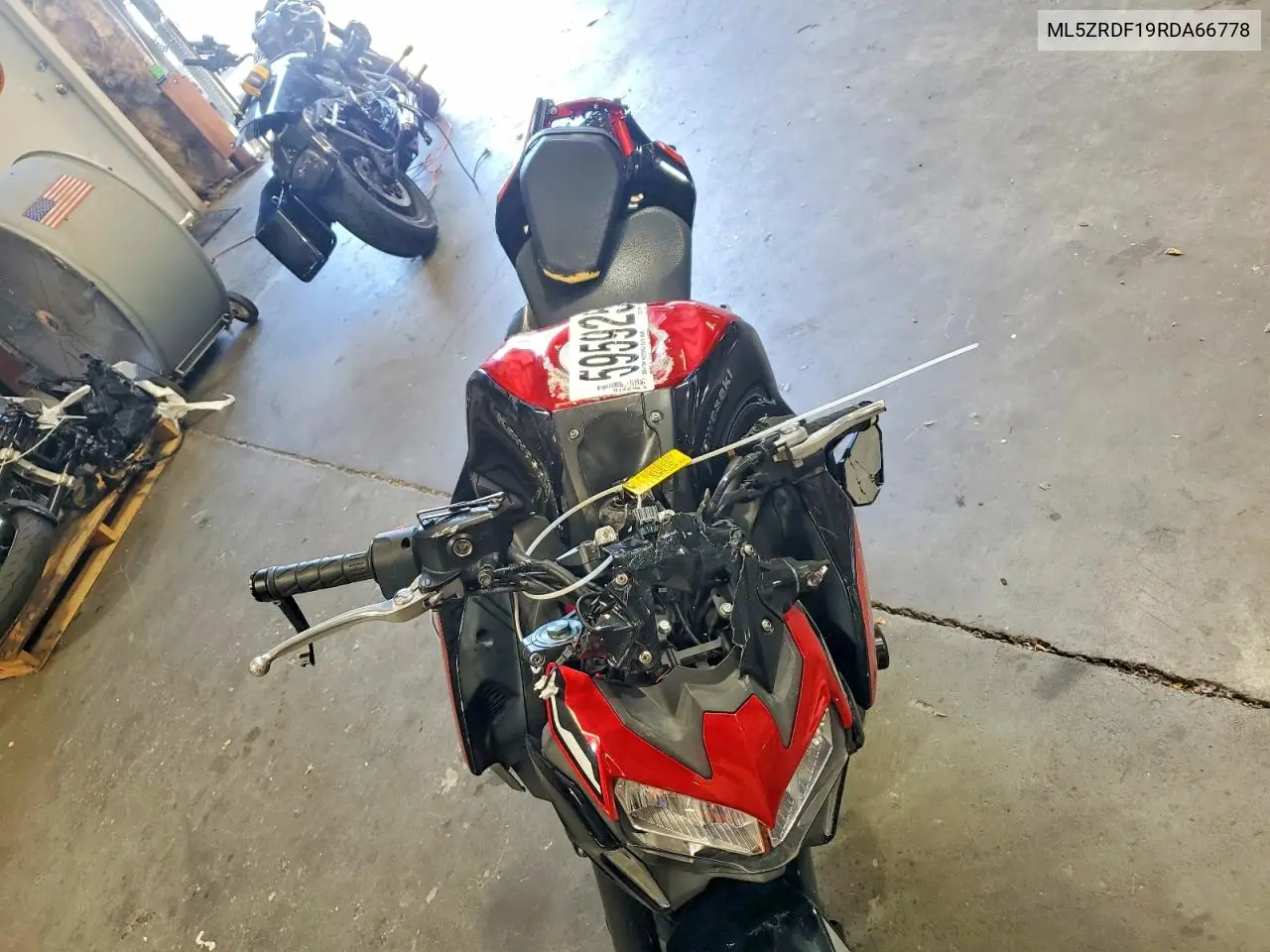 2024 Kawasaki Zr900 F VIN: ML5ZRDF19RDA66778 Lot: 59592526