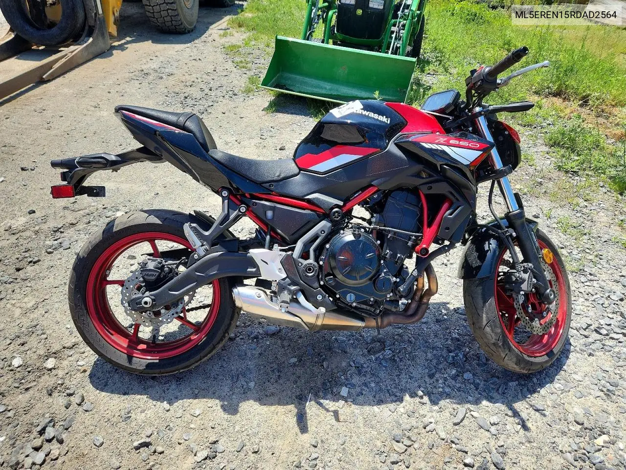 2024 Kawasaki Er650 N VIN: ML5EREN15RDAD2564 Lot: 59690256