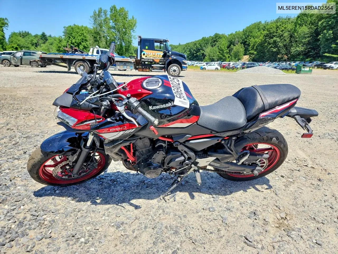 2024 Kawasaki Er650 N VIN: ML5EREN15RDAD2564 Lot: 59690256