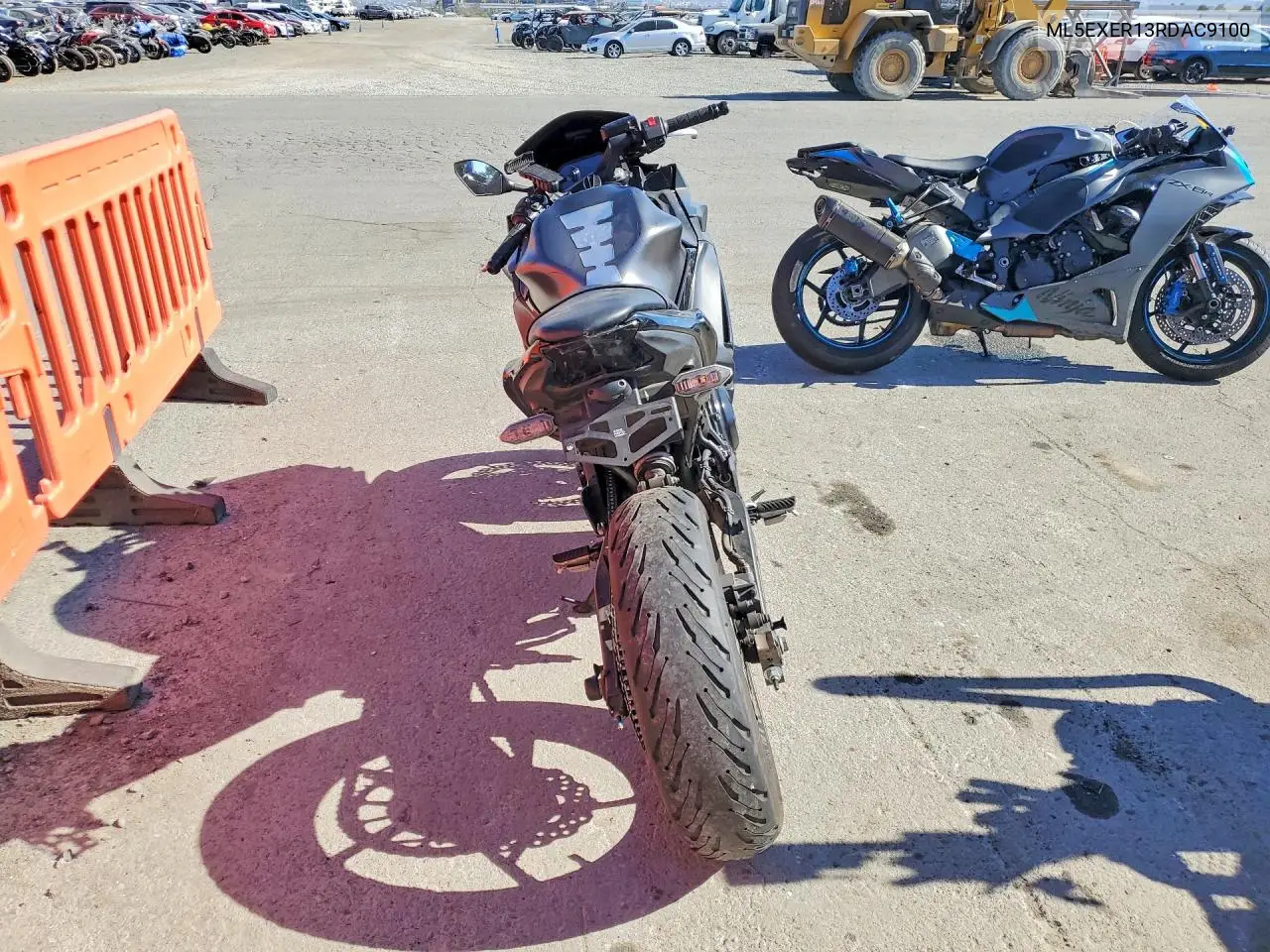 2024 Kawasaki Ex650 R VIN: ML5EXER13RDAC9100 Lot: 59712036