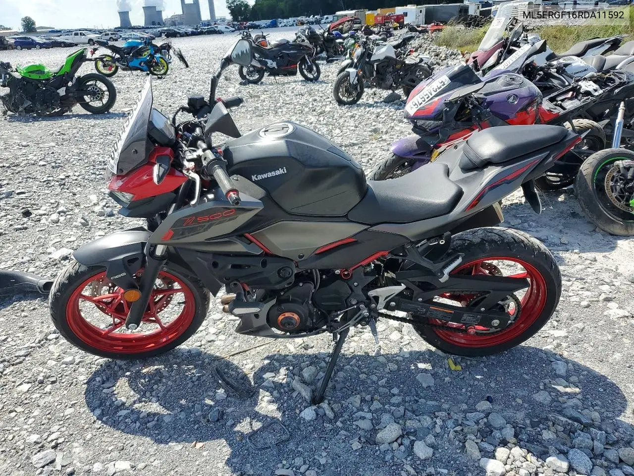 2024 Kawasaki Er500 VIN: ML5ERGF16RDA11592 Lot: 60445936