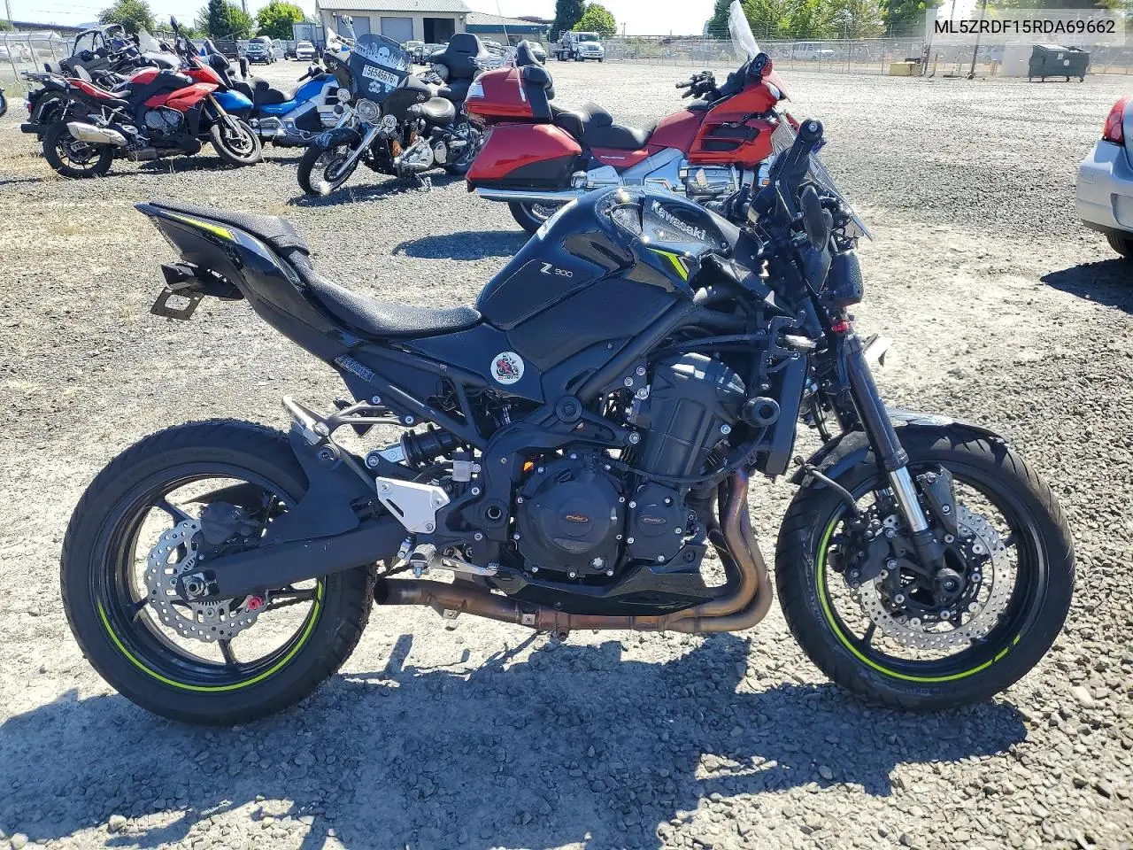 2024 Kawasaki Zr900 F VIN: ML5ZRDF15RDA69662 Lot: 61686516