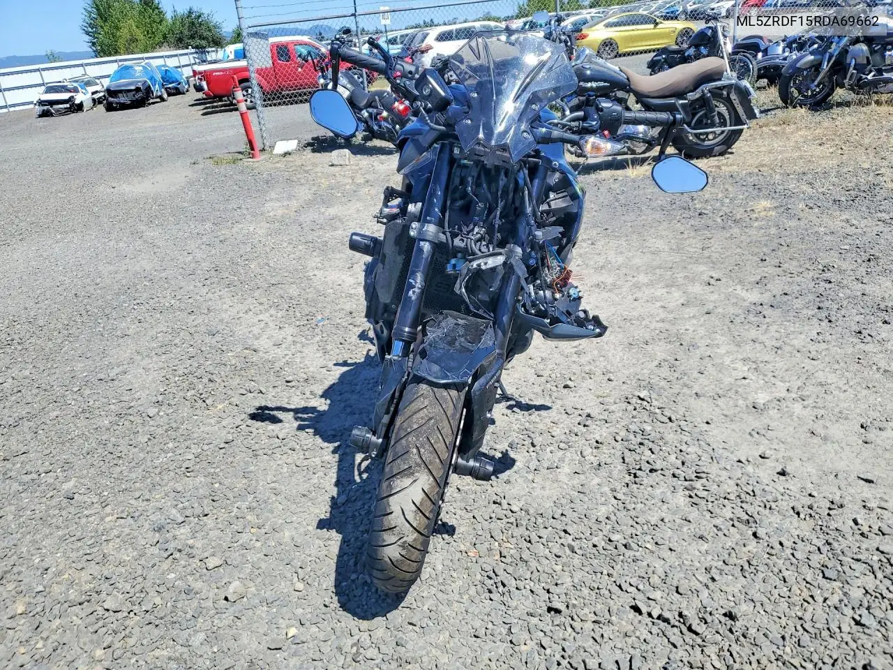 2024 Kawasaki Zr900 F VIN: ML5ZRDF15RDA69662 Lot: 61686516