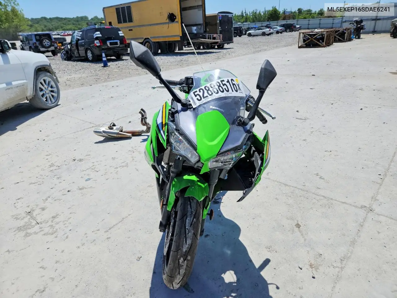 2025 Kawasaki Ex650 P VIN: ML5EXEP16SDAE6241 Lot: 52888516