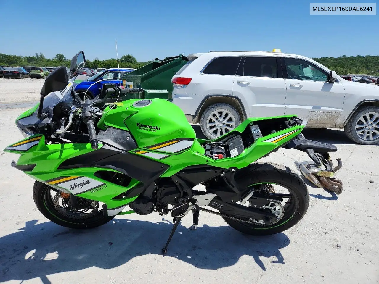 2025 Kawasaki Ex650 P VIN: ML5EXEP16SDAE6241 Lot: 52888516