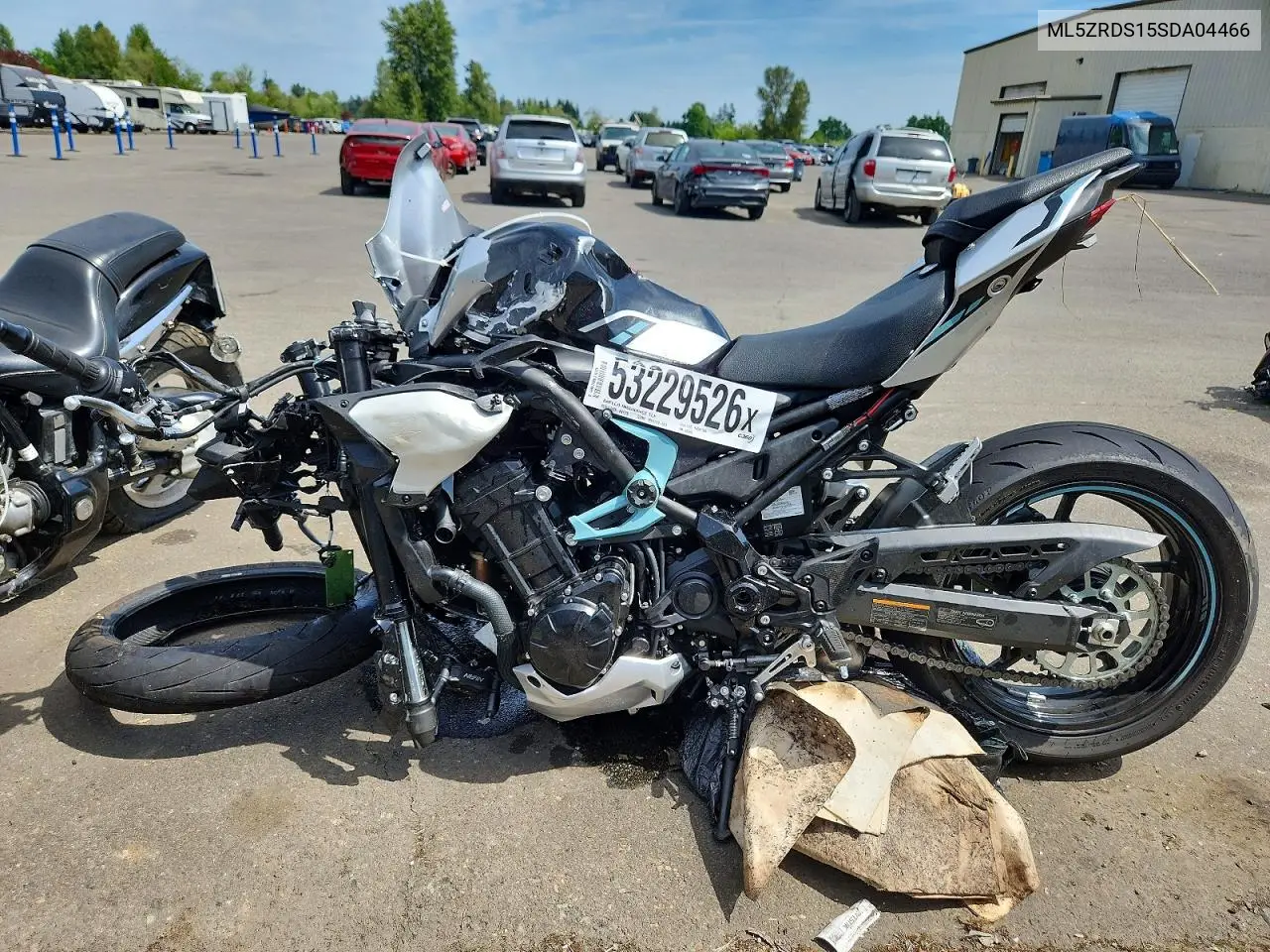 2025 Kawasaki Zr900 S VIN: ML5ZRDS15SDA04466 Lot: 53229526