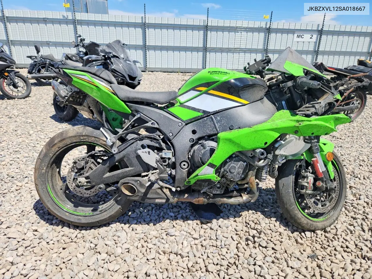 2025 Kawasaki Zx1002 L VIN: JKBZXVL12SA018667 Lot: 53761556