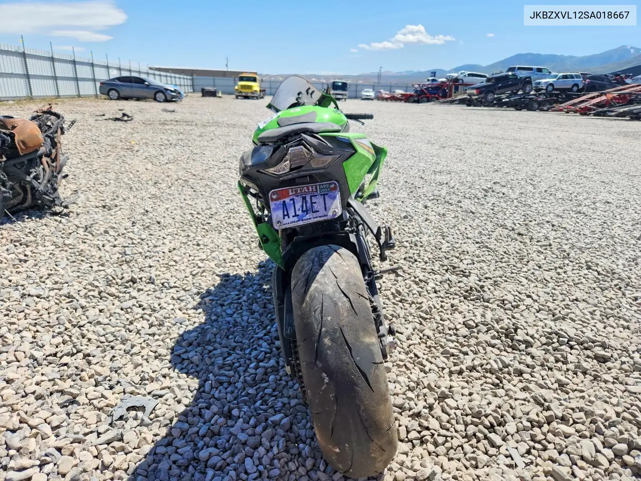 2025 Kawasaki Zx1002 L VIN: JKBZXVL12SA018667 Lot: 53761556