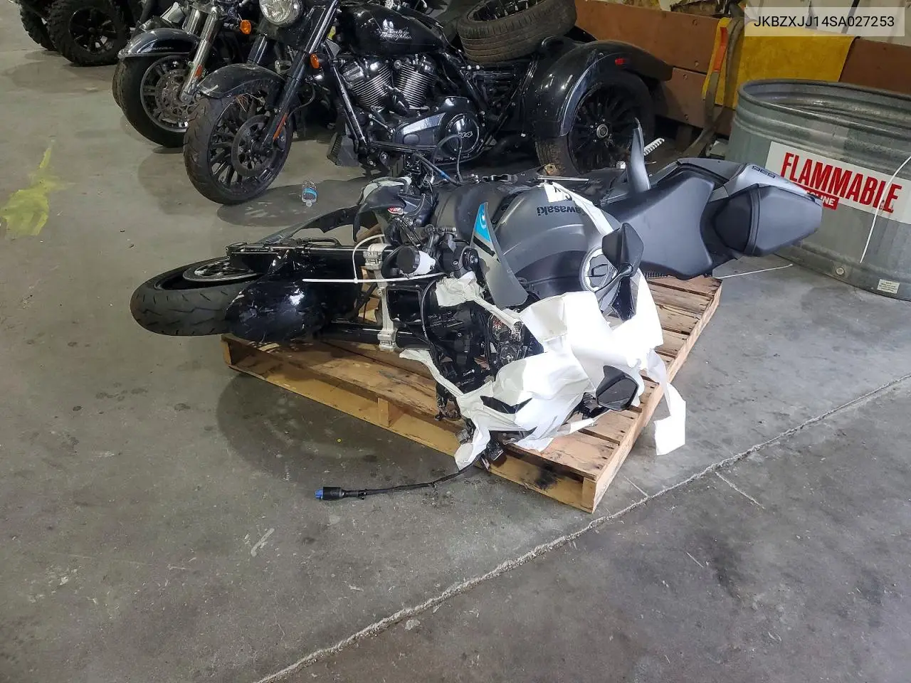 2025 Kawasaki Zx636 K VIN: JKBZXJJ14SA027253 Lot: 53818226