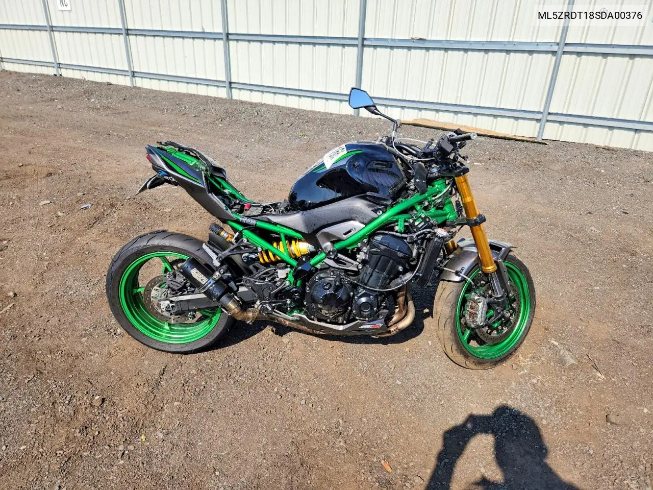 2025 Kawasaki Zr900 T VIN: ML5ZRDT18SDA00376 Lot: 54051166
