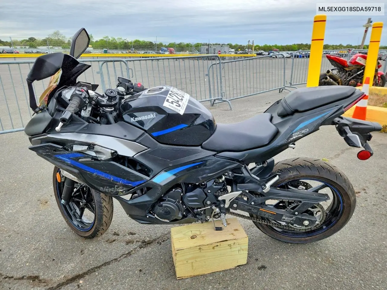 2025 Kawasaki Ex500 VIN: ML5EXGG18SDA59718 Lot: 54285286
