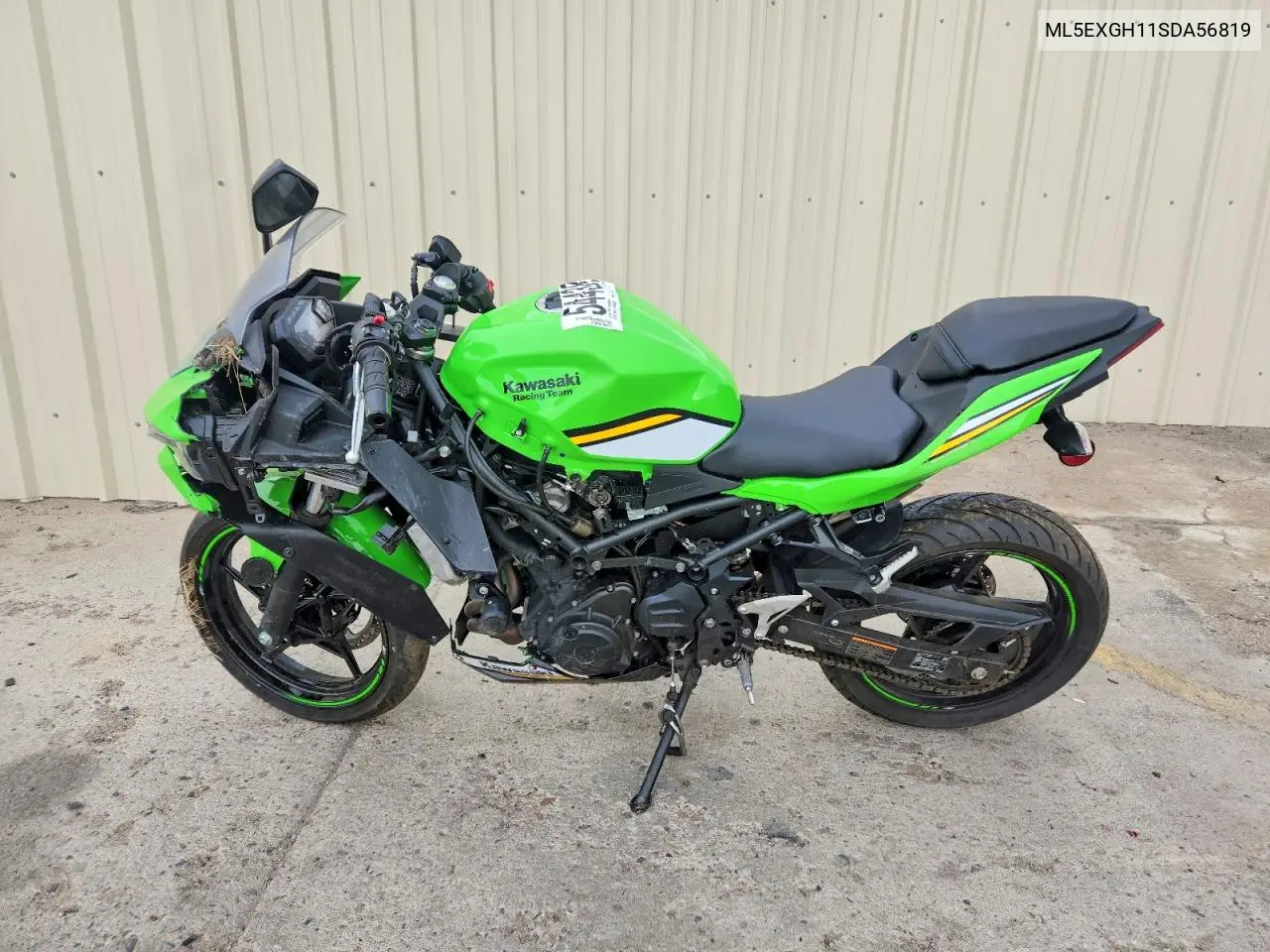 2025 Kawasaki Ex500 H VIN: ML5EXGH11SDA56819 Lot: 54438946