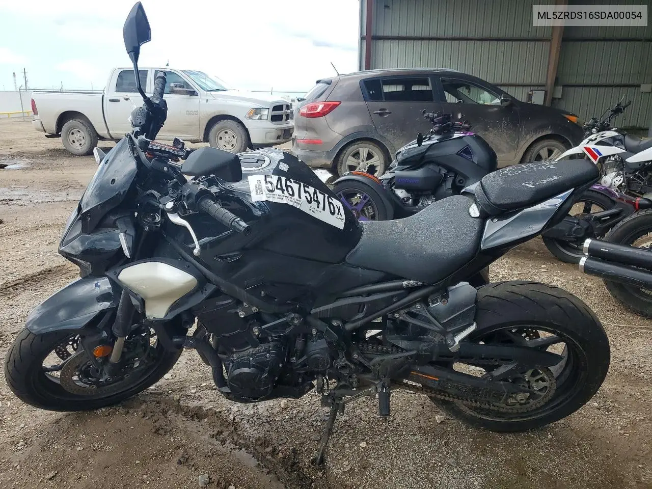 2025 Kawasaki Zr900 S VIN: ML5ZRDS16SDA00054 Lot: 54675476